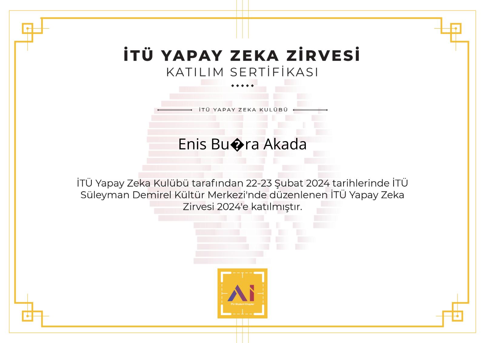 İTÜ Yapay Zeka Zirvesi